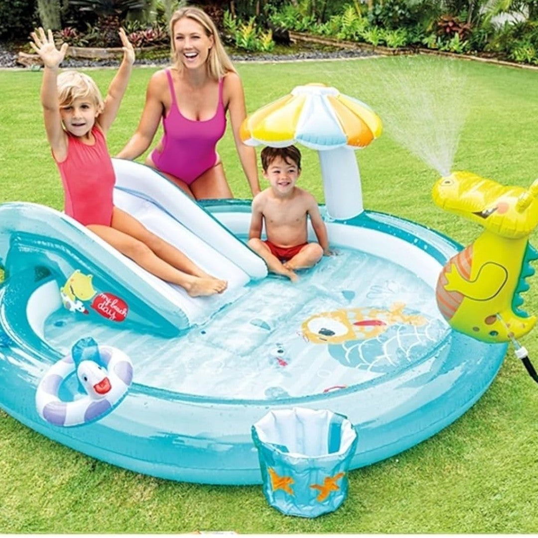 INTEX PISCINA GATOR PLAY CENTER INTEX PISCINA GATOR PLAY CENTER